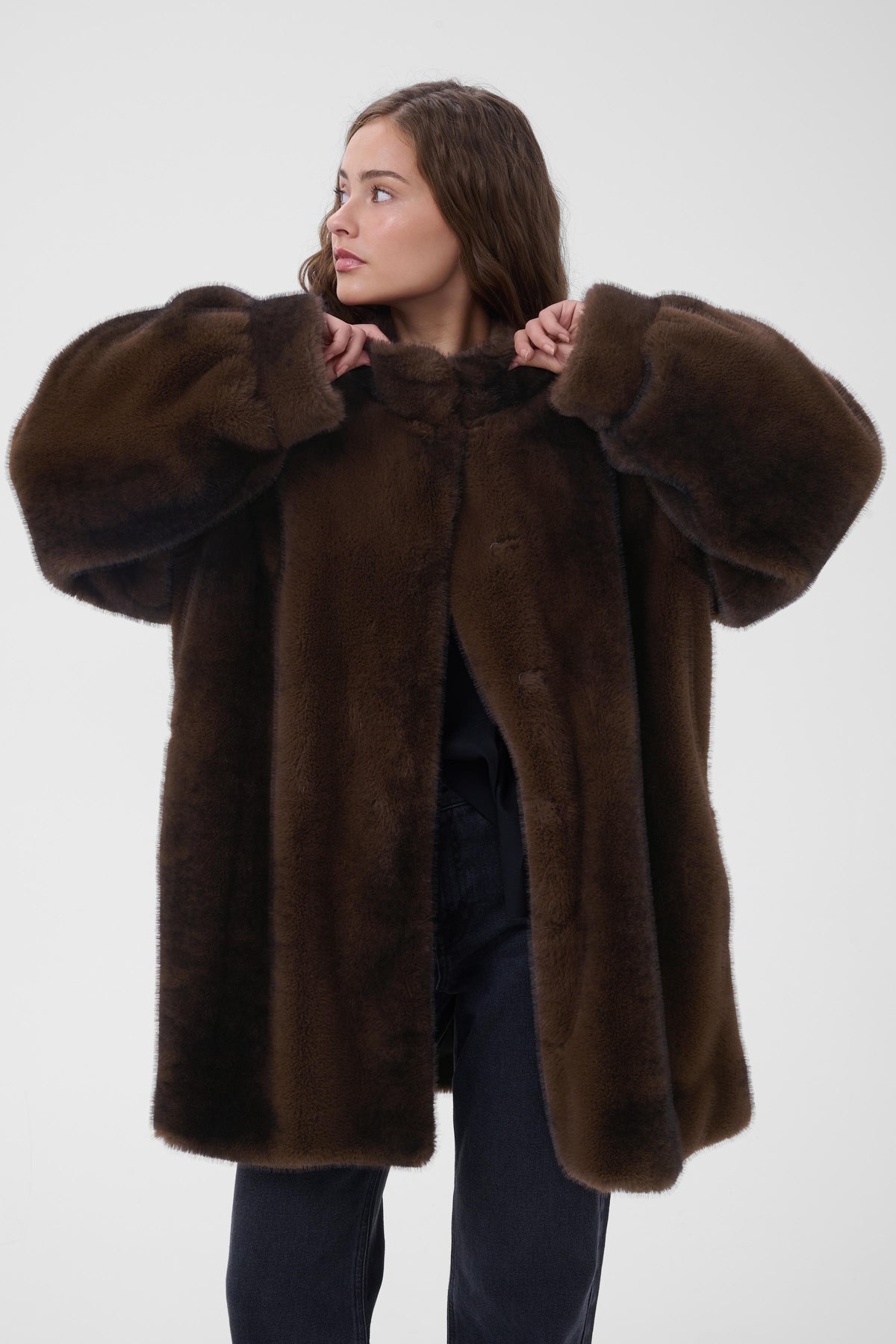 MWEaston Long Fur Jacket