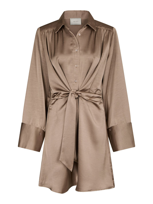 Biria Heavy Sateen dress