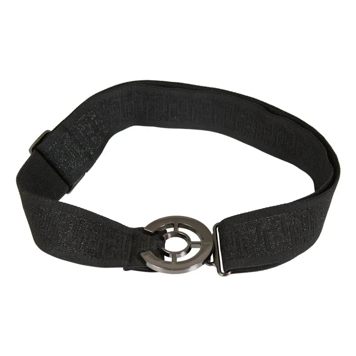 Elastic belt with logo