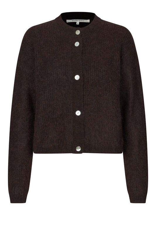 Andrea Knit Rib LS Cardigan