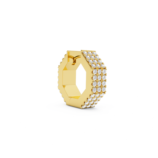 EDGE SMALL DIAMOND EARRING