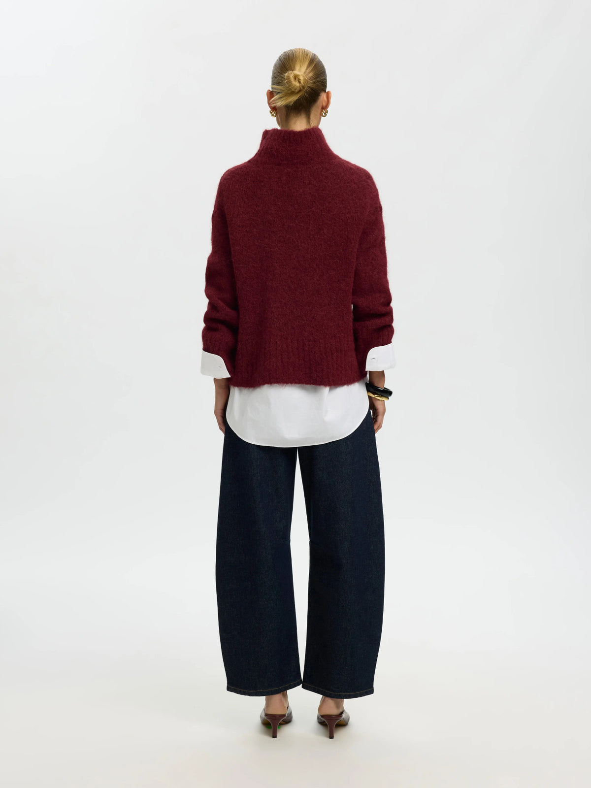 SLFGABRIELLA LS KNIT HIGH NECK