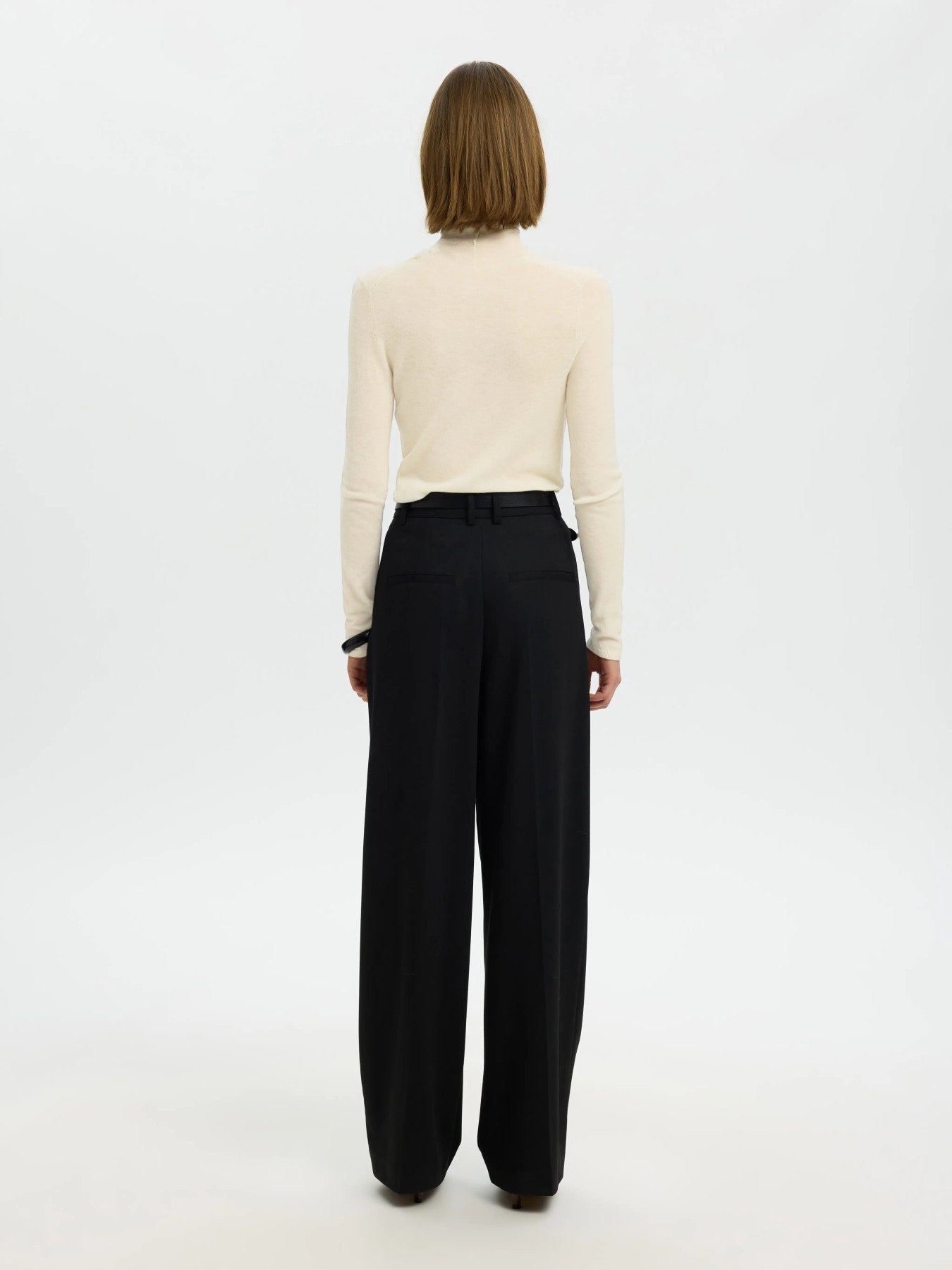 SLWVENDY WOOL LS KNIT ROLL