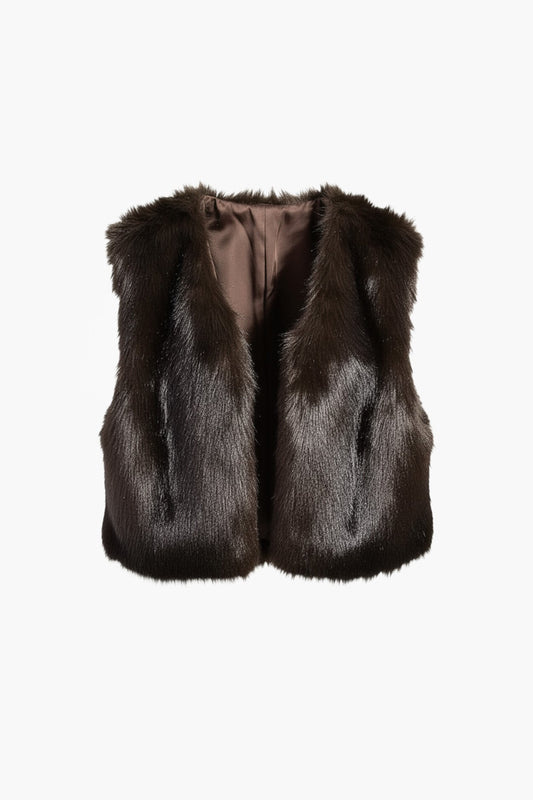 IslaW6 Fake Fur waistcoat