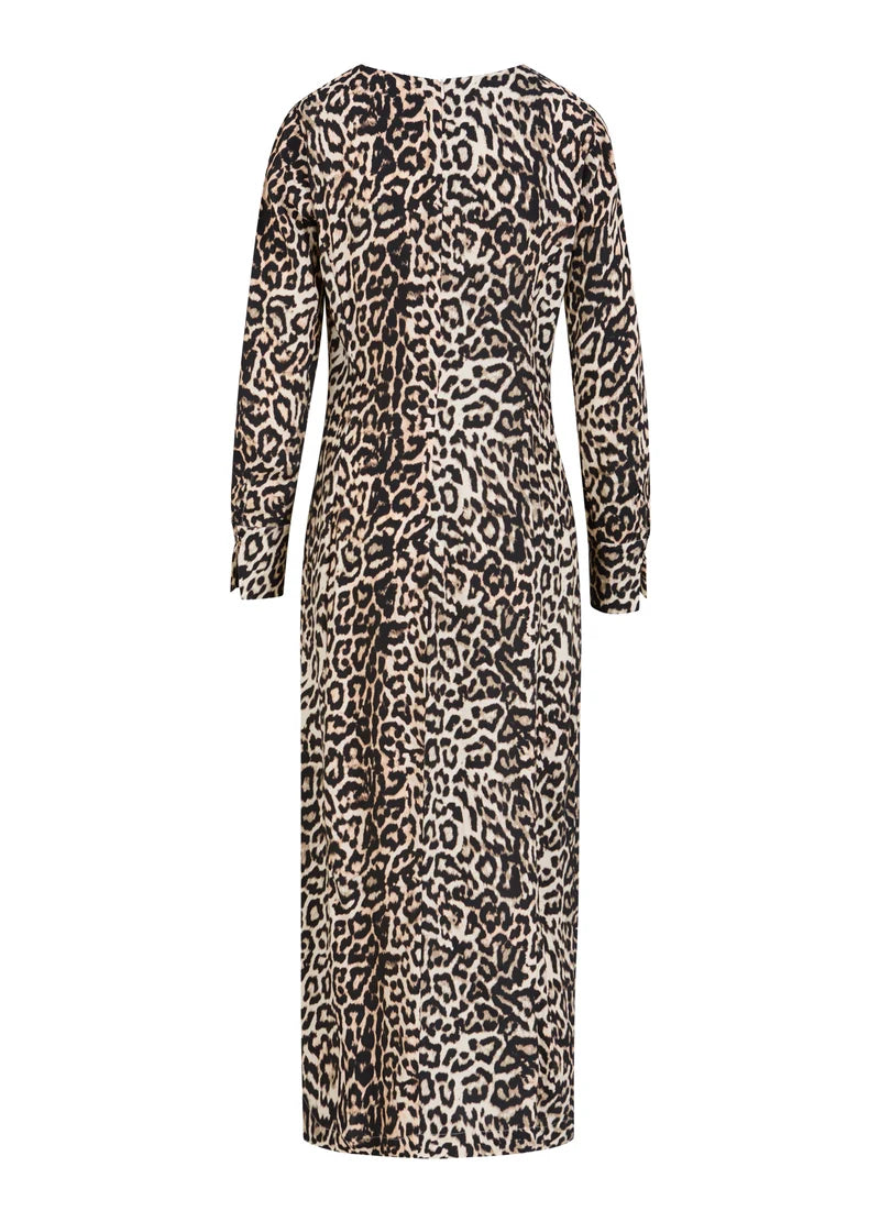 Dress in leo print