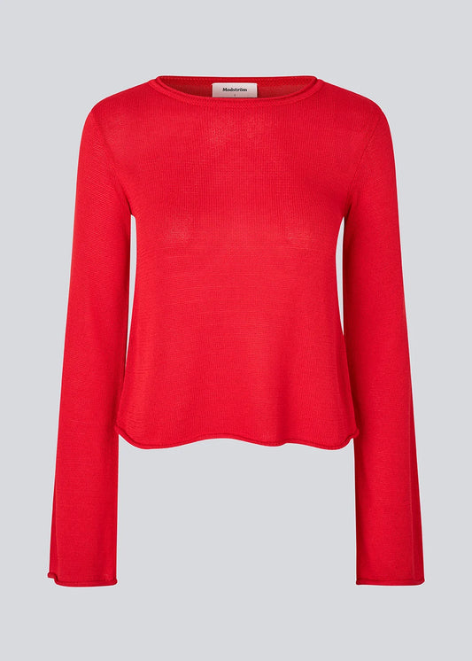 IvonneMD flared o-neck