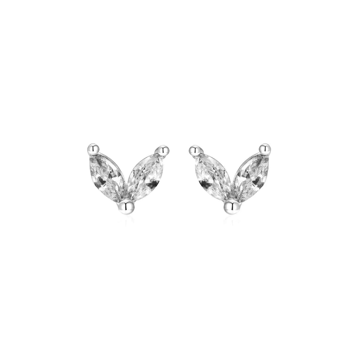 BUTTERFLY SILVER EARSTUD