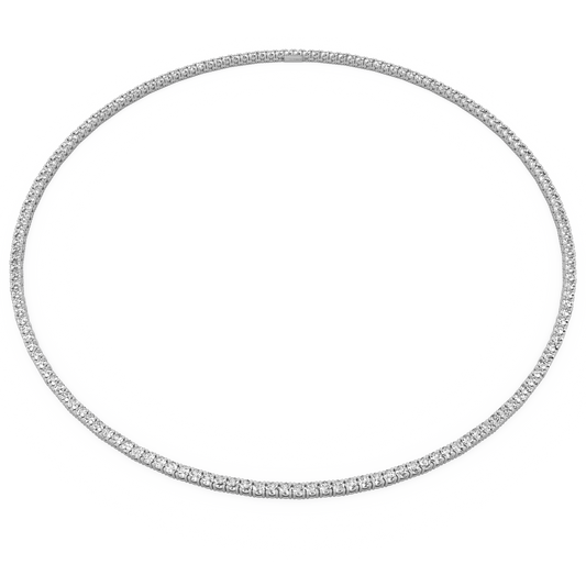 Tennis Nacklace silver 3mm 40 cm