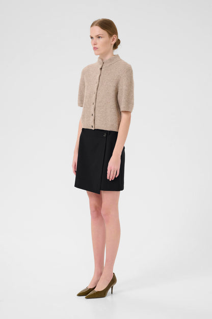 GZpaula melange MW wrap skirt NOOS
