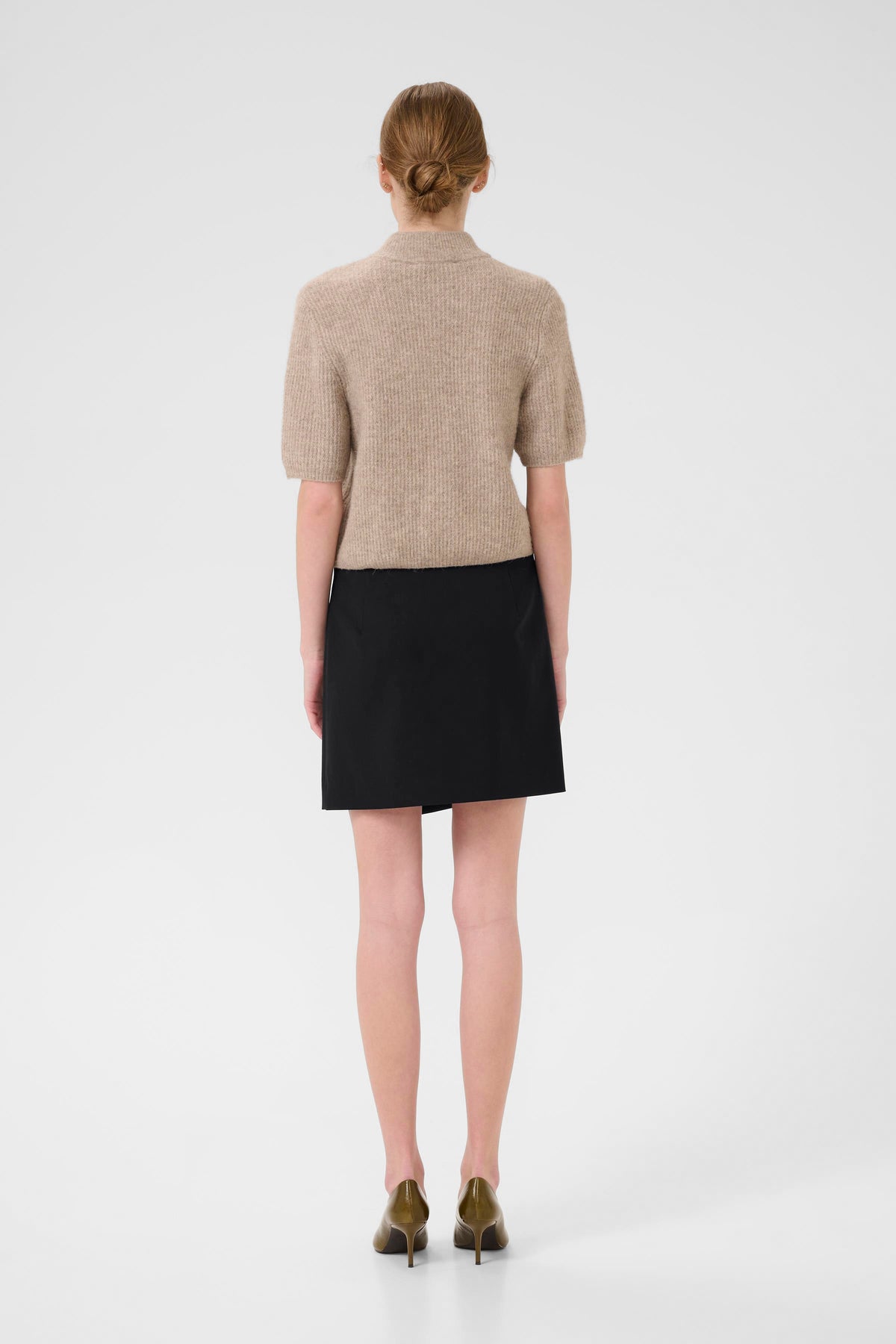 GZpaula melange MW wrap skirt NOOS