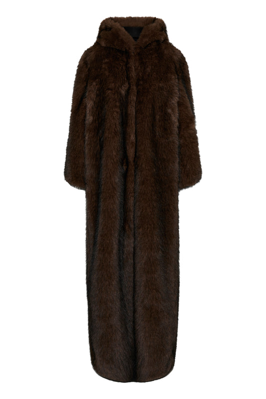 GZvinkly Long hood coat
