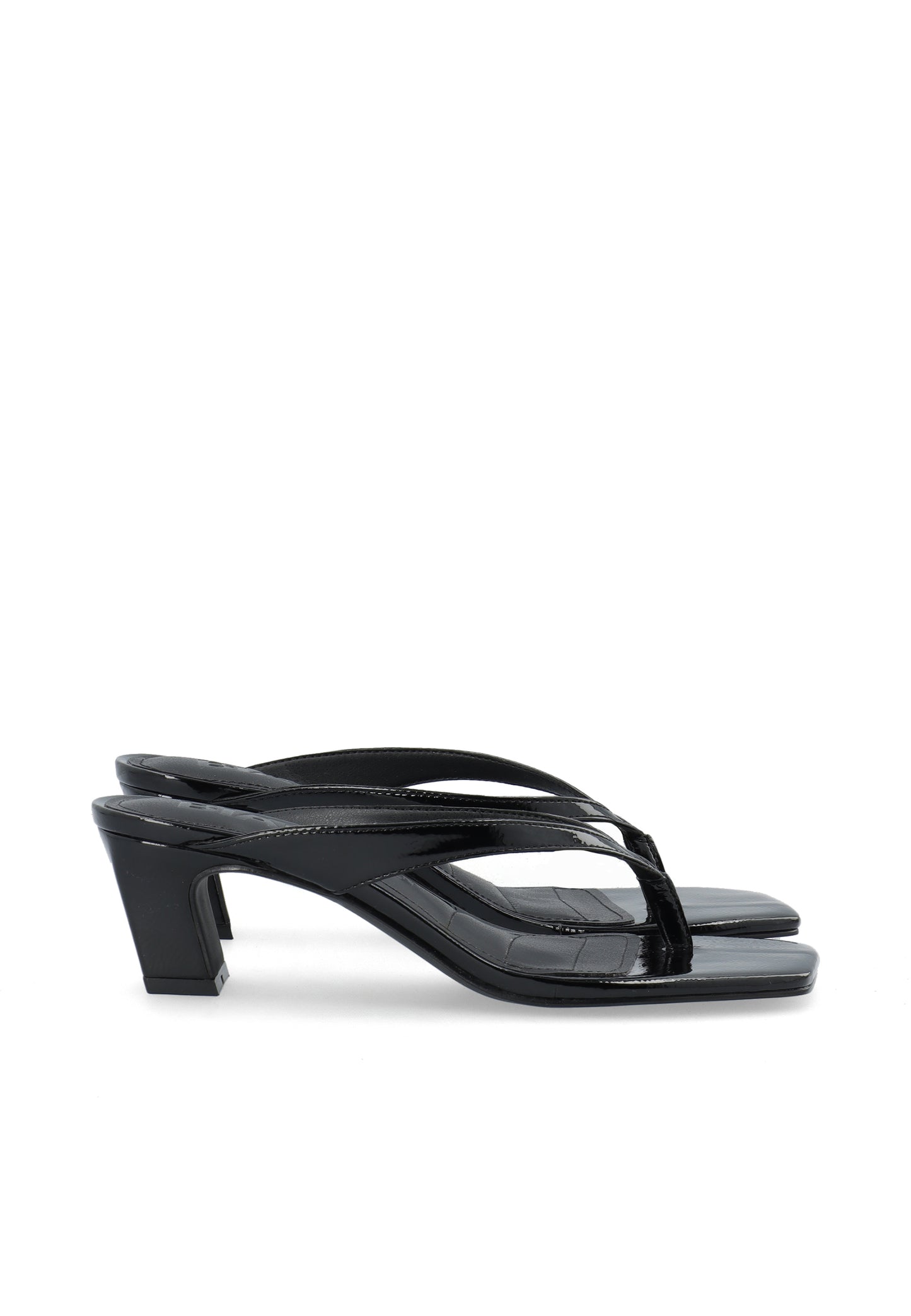 BIASPICE Toe Post Faux Leather