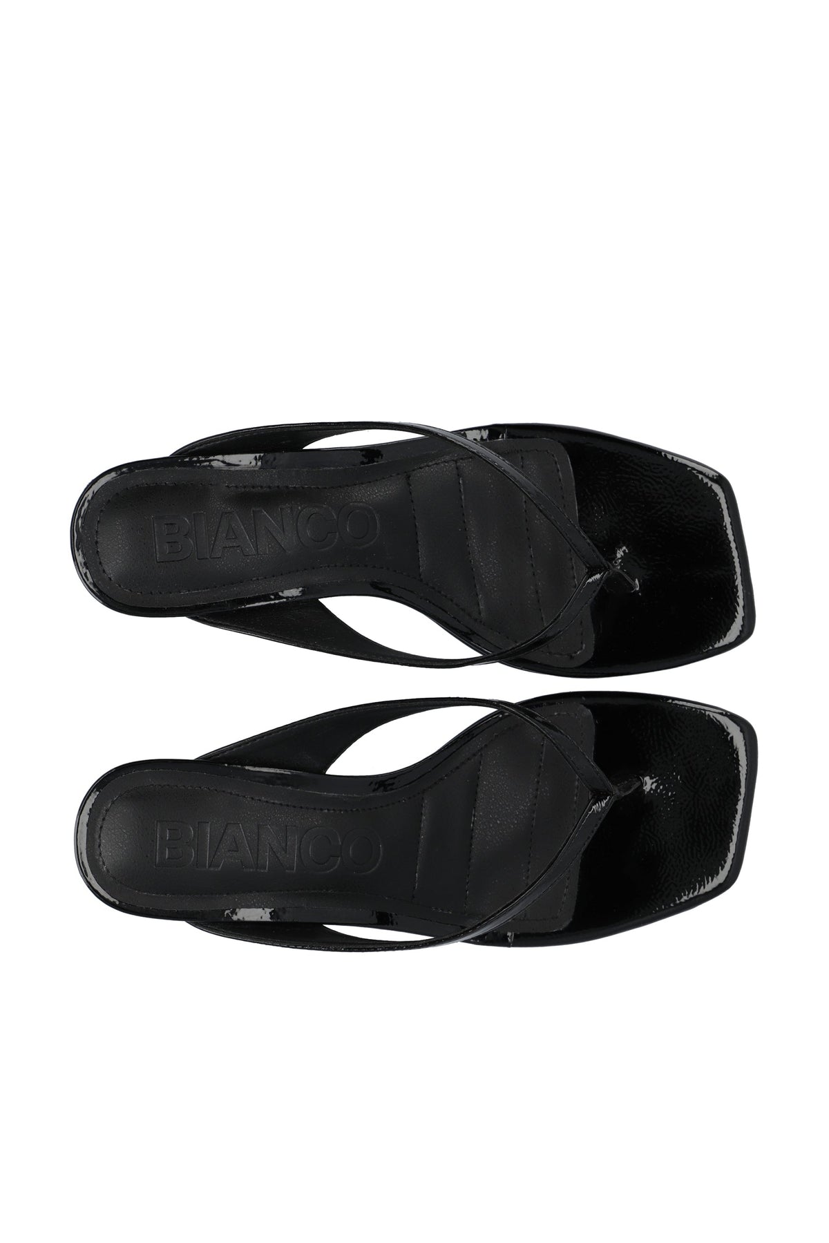 BIASPICE Toe Post Faux Leather