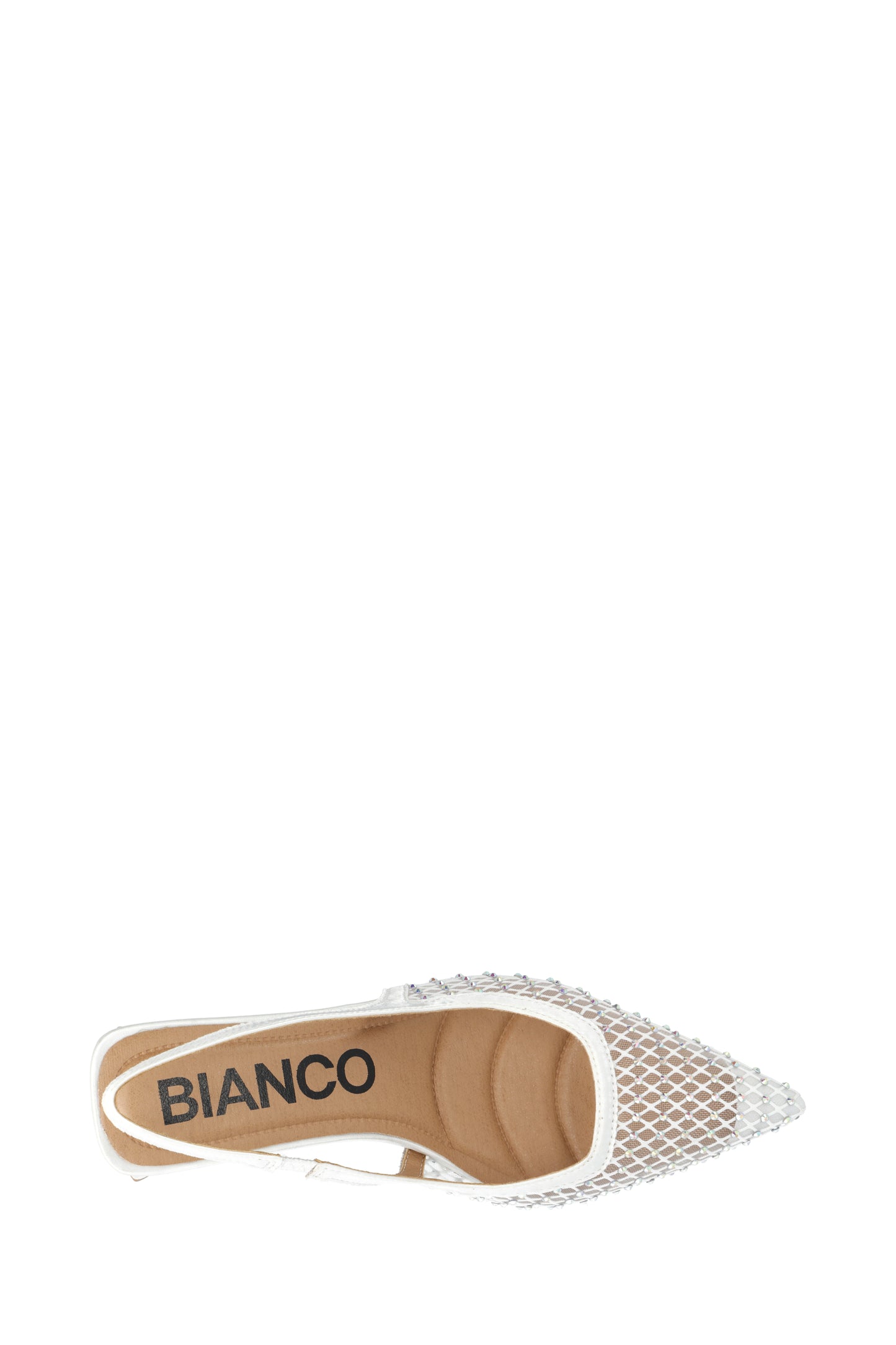 BIAMARALYN Slingback Rhinestone Mesh