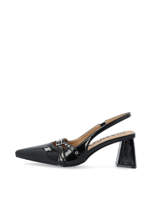 BIAMARALYN Buckle Slingback Faux Leather