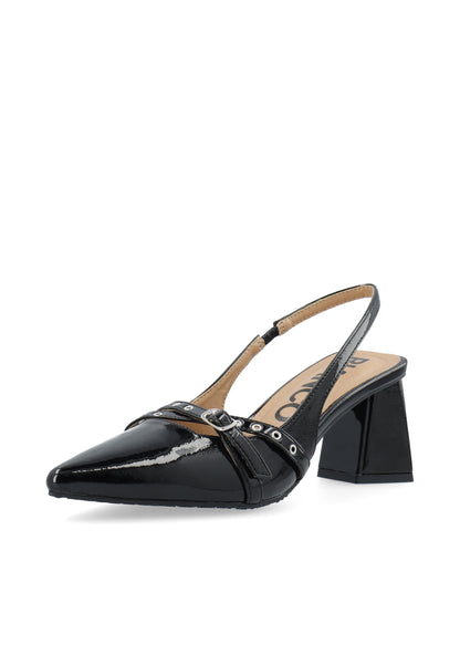 BIAMARALYN Buckle Slingback Faux Leather