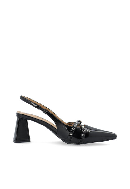 BIAMARALYN Buckle Slingback Faux Leather