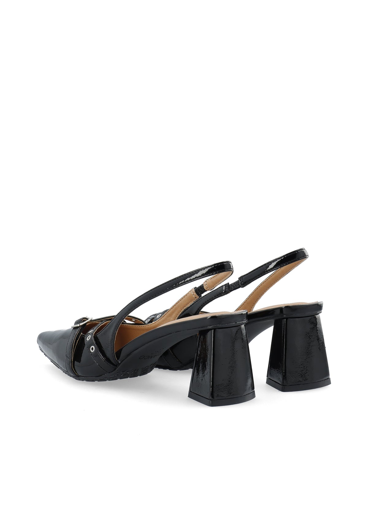 BIAMARALYN Buckle Slingback Faux Leather