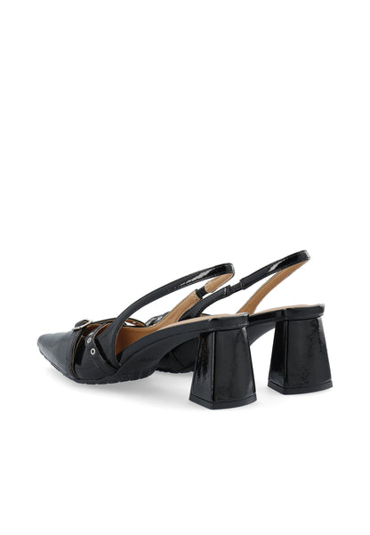 BIAMARALYN Buckle Slingback Faux Leather