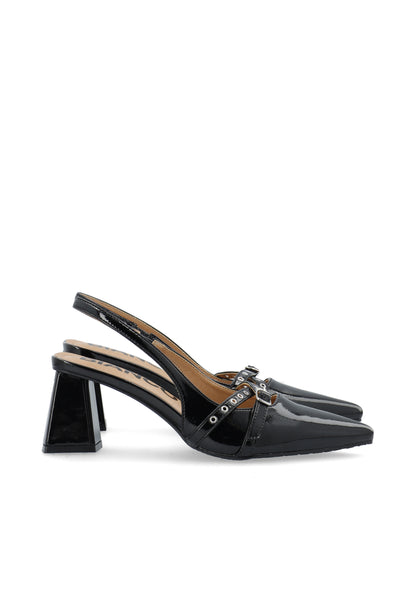 BIAMARALYN Buckle Slingback Faux Leather
