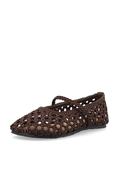 BIASTELLA Mary Jane Crochet Satin