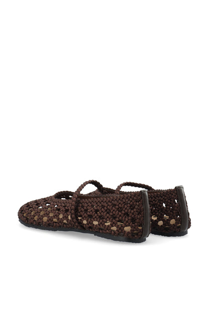 BIASTELLA Mary Jane Crochet Satin
