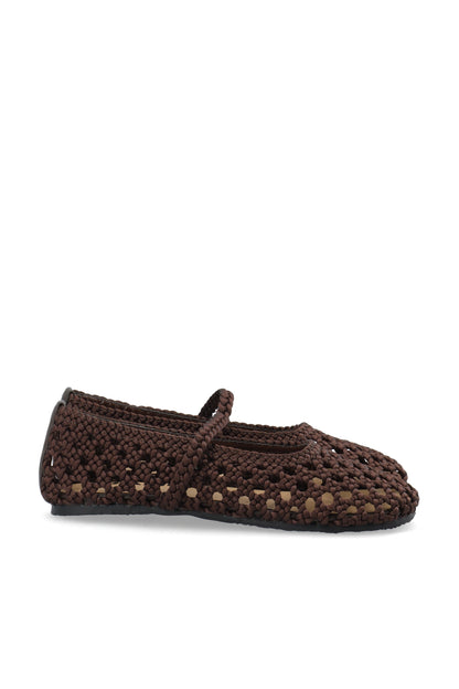 BIASTELLA Mary Jane Crochet Satin