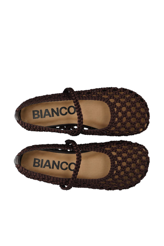 BIASTELLA Mary Jane Crochet Satin
