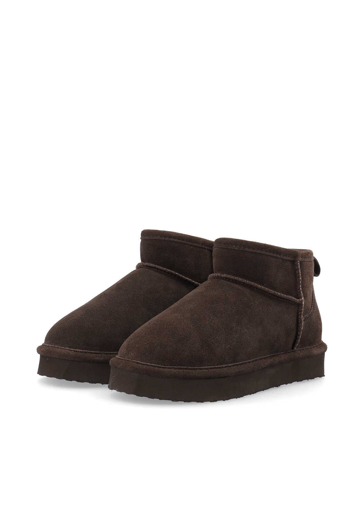 BIASNOW Flatform Ankle Boot