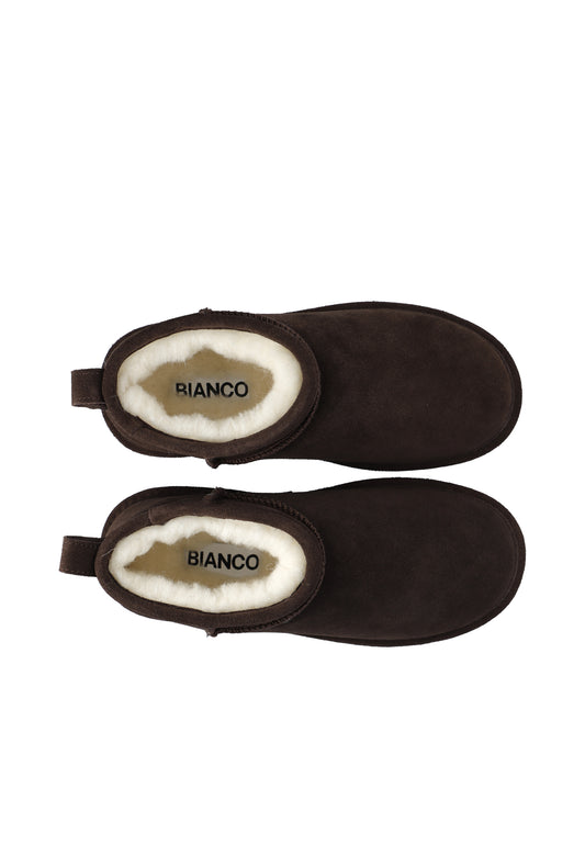 BIASNOW Flatform Ankle Boot