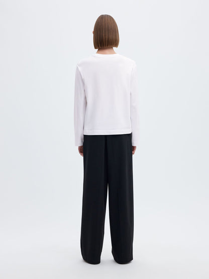 SLFESSENTIAL LS BOXY TEE