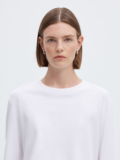 SLFESSENTIAL LS BOXY TEE