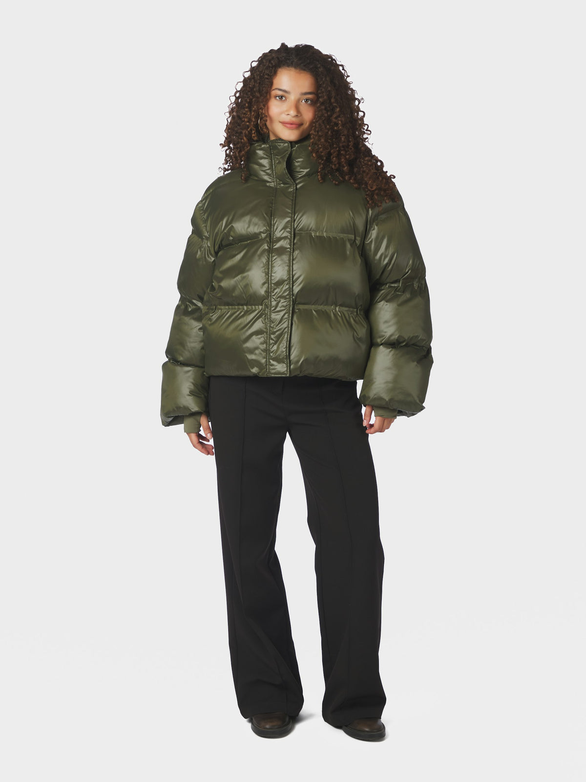 Rhea Shiny Puffer Jacket