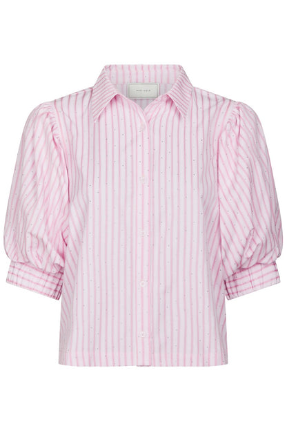 Etta Soft Stripe Stone Shirt