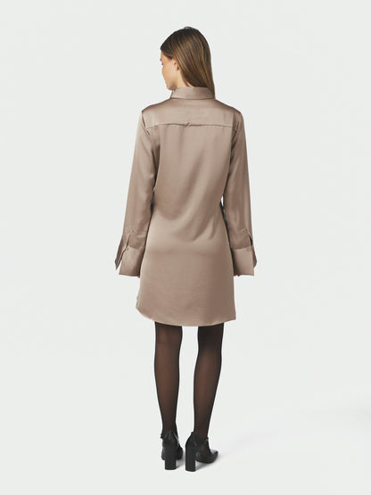 Biria Heavy Sateen dress