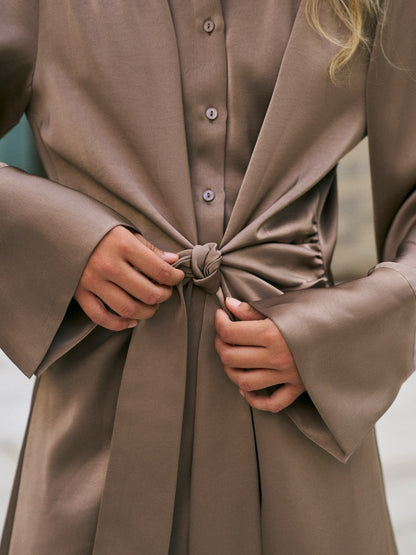 Biria Heavy Sateen dress