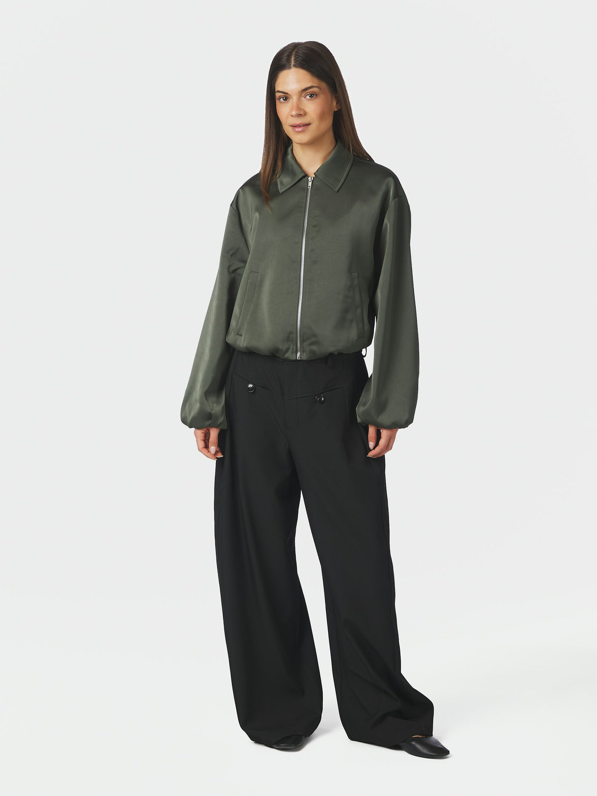 Denielle Heavy Sateen Jacket