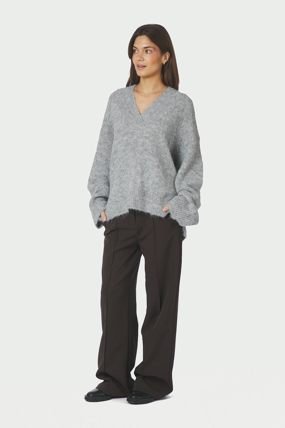 Melli Fluffy Knit Blouse
