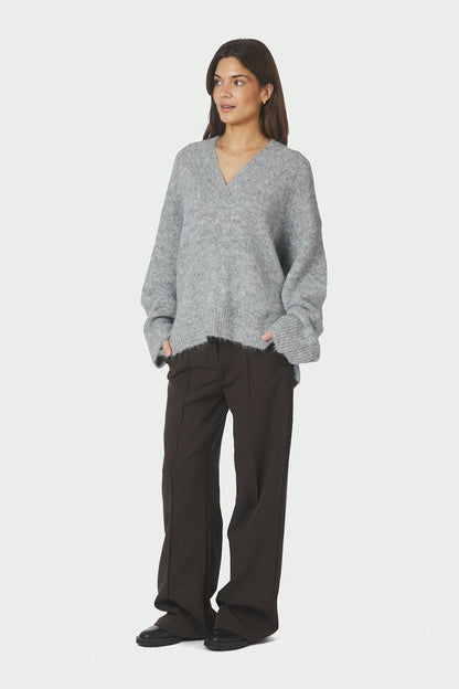 Melli Fluffy Knit Blouse