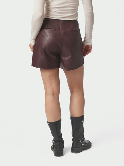 Elayne Faux Leather Skorts