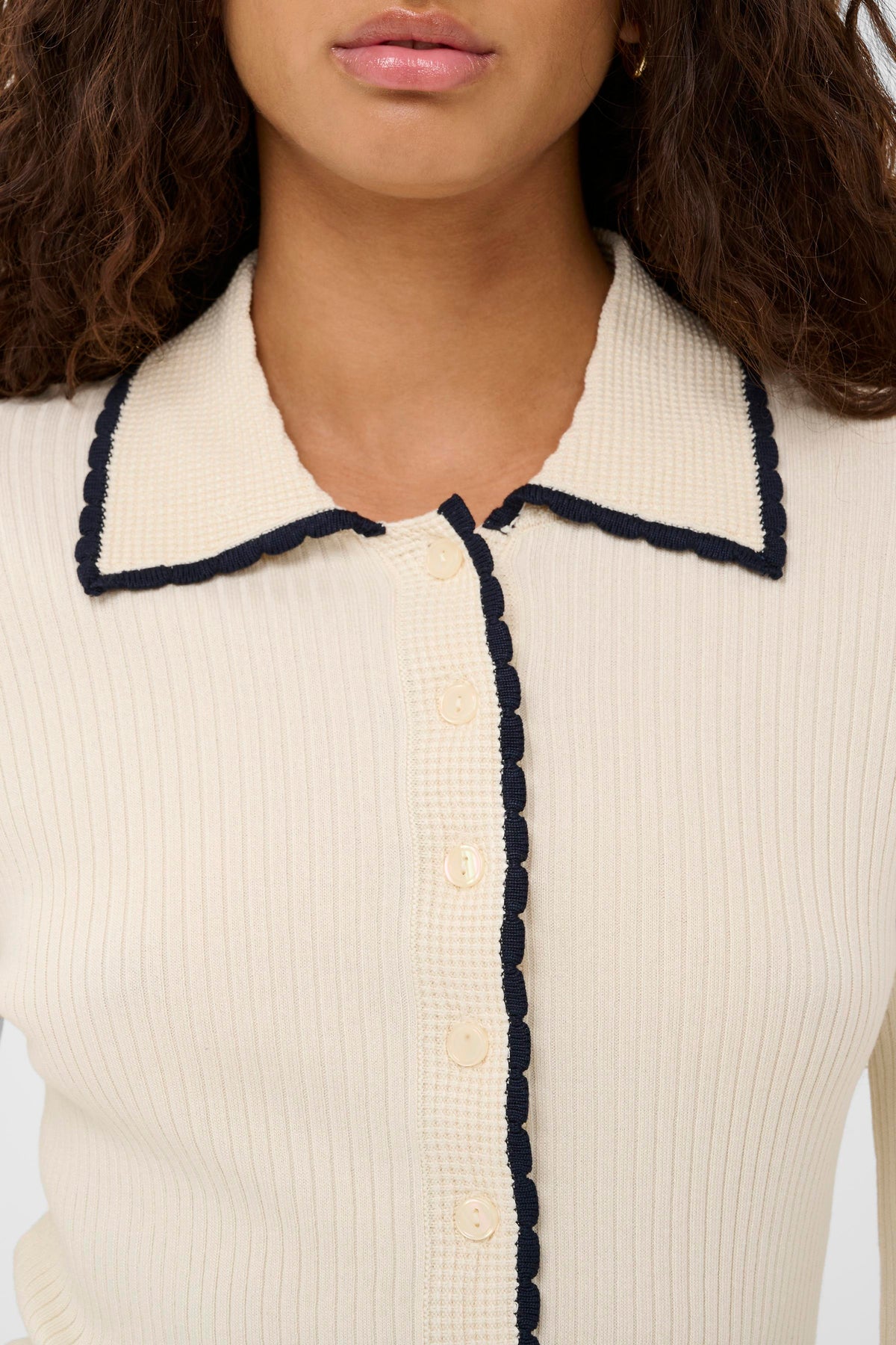 SLLysandra Polo Cardigan