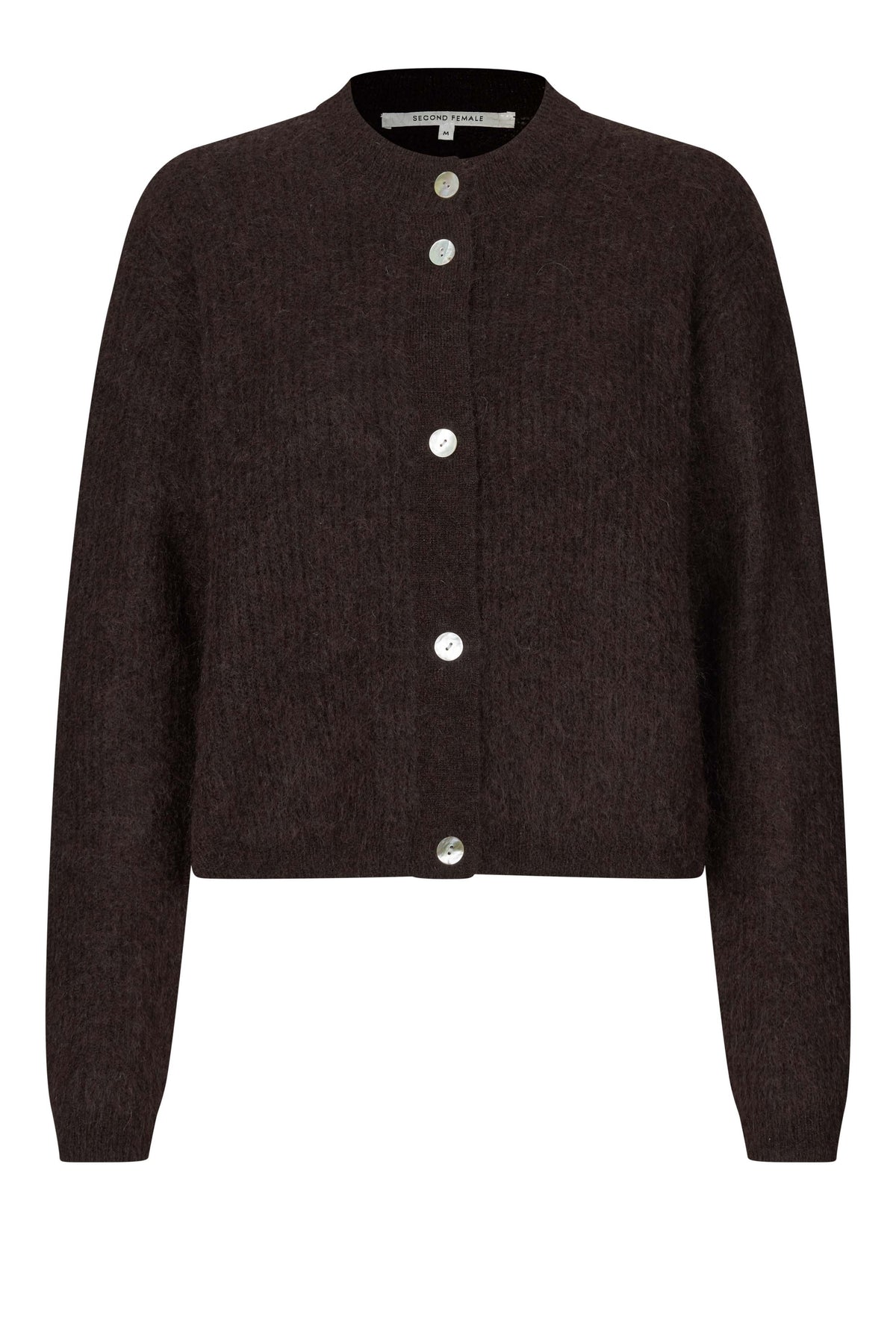 Andrea Knit Rib LS Cardigan