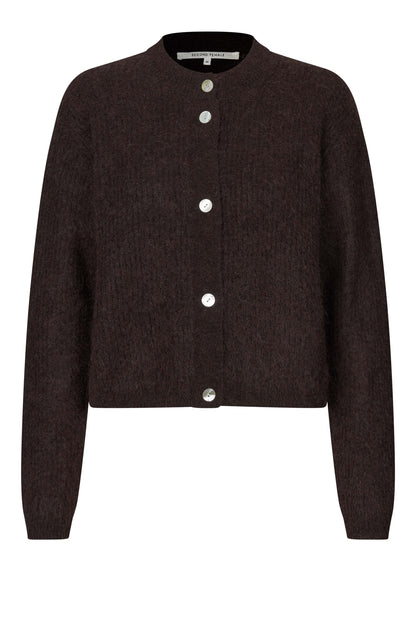 Andrea Knit Rib LS Cardigan
