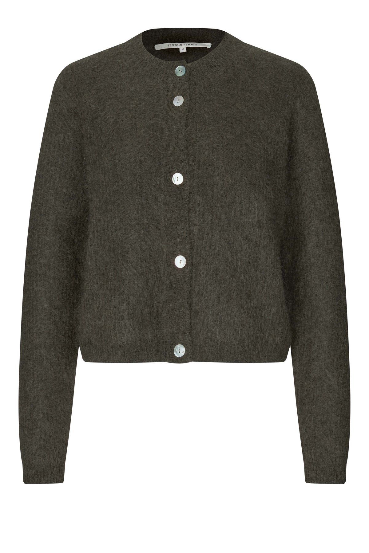 Andrea Knit Rib LS Cardigan