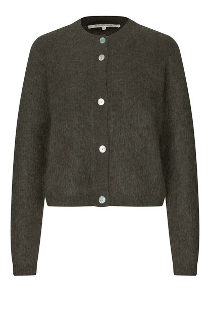Andrea Knit Rib LS Cardigan