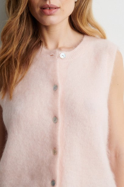 Brook Knit Button Vest