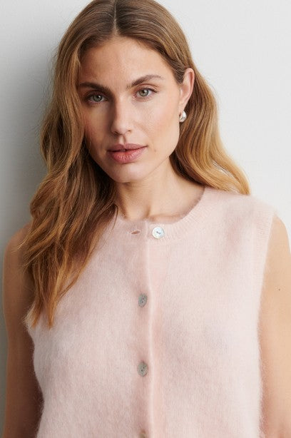 Brook Knit Button Vest