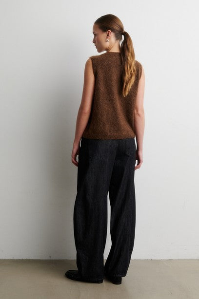 Brook Knit Button Vest