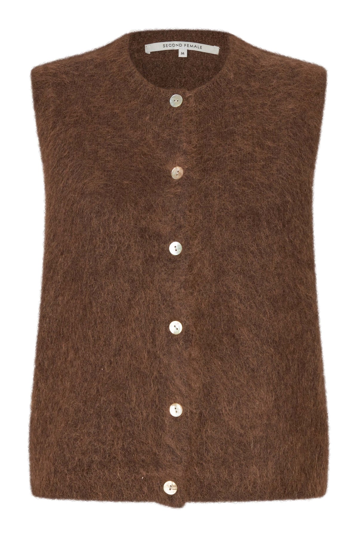 Brook Knit Button Vest