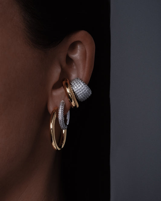 KOS DIAMOND EARRING M 20MM